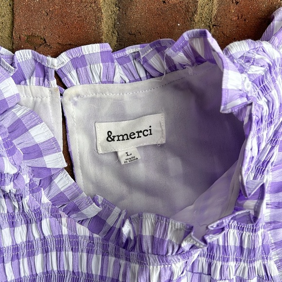 &merci women’s gingham dress - Picture 2 of 3